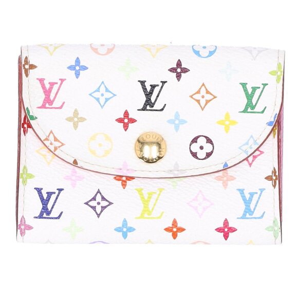 Louis Vuitton x Murakami Business Card Holder Monogram Multicolor M66560 Pink - Picture 1 of 5